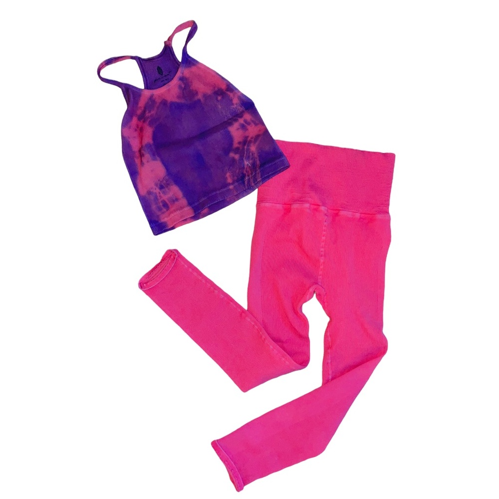 Free People Movement Happiness Runs Top & Leggings Set.